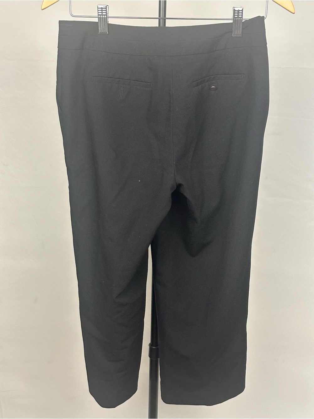 Worthington Black Cropped Straight-Leg Trousers - Picture 3 of 8